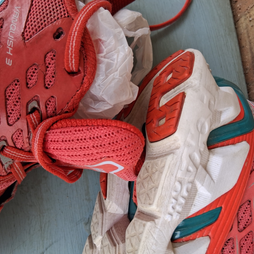 HOKA ONE ONE Vanquish 3 Running Shoes Women’s 8 Dewberry Grenadine Max Cushion - Picture 11 of 16